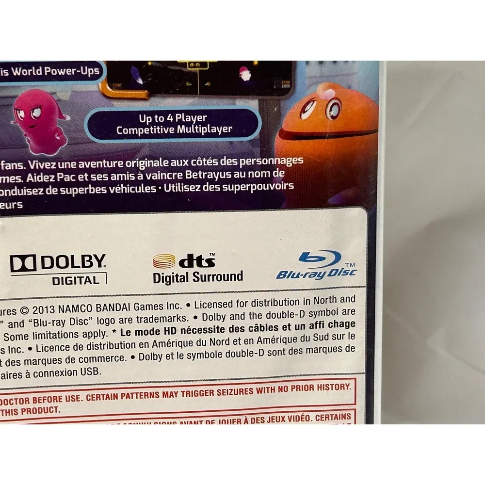 Pac-Man and the Ghostly Adventures Sony PlayStation 3 PS3 Namco Bandai 2013
